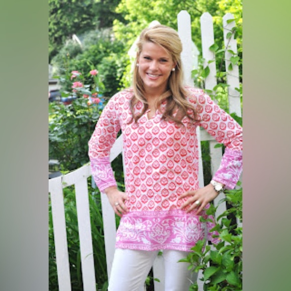 Sayulita Tunic Top Cover Up - sunrise pink - XL/XXL - EXCELLENT condition